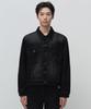 Musinsa Standard Velvet Denim Trucker Jacket [Black]