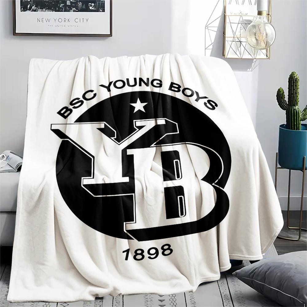 1pz Coperta in Flanella BSC Young Print, Alta Qualità per Tutte le Stagioni, Decorazione per la Casa, Calore e Comfort, Perfetta per Regali di Natale