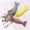 Cat Toys Cat-teasing Linen Fish for Self-entertainment and Boredom Cat-mint Fish for Biting Cat-teasing Sticks Simulated Mint Fish Pet Toys
