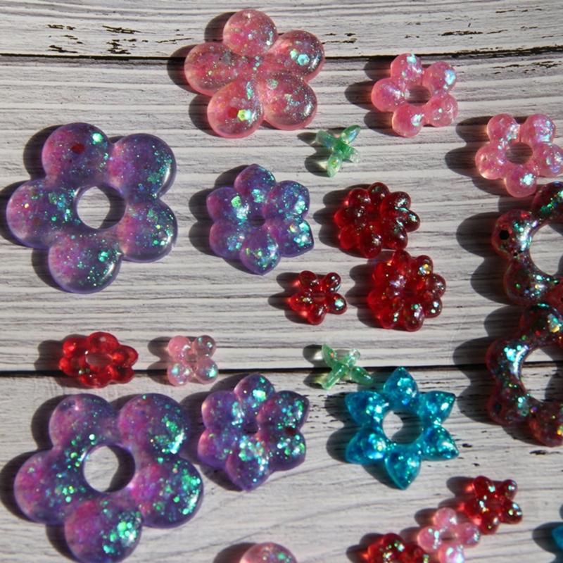 3D Flower Earring Mold For Handmade Earrings And Pendants Made Of Premium Silicone Crafting Tool