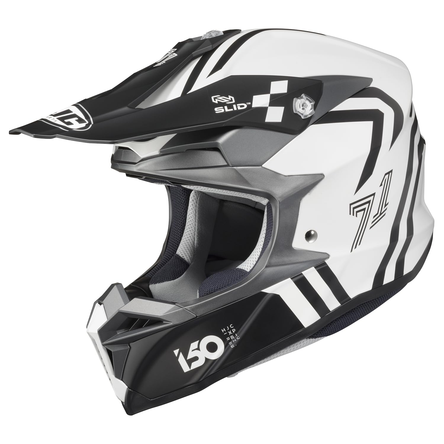 

i50 Hex HJH249 L HJH249WH91L [HJC Helmets] WHITE/BLACK Size