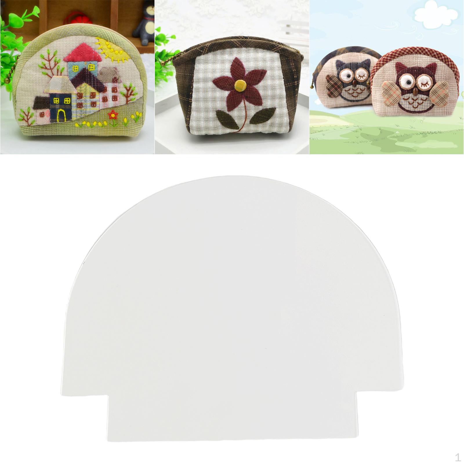 Кошелек-шаблон для пэчворка и квилтинга, практичный многофункциональный прозрачный шаблон для шитья L