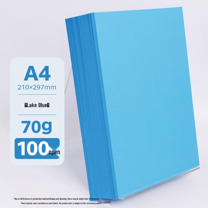 A4 Assorted Color Thickened Origami Paper 80g/120g/150g - Pink, Red, Blue