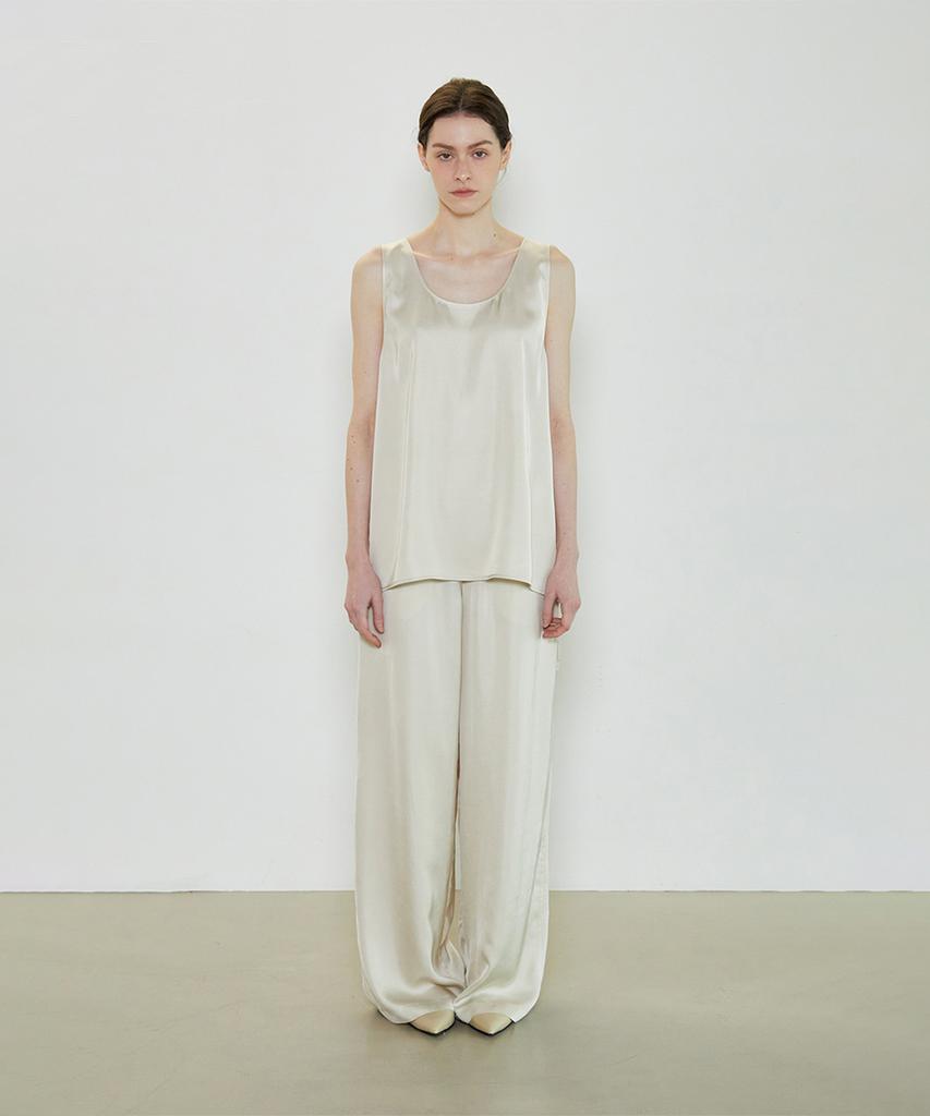 Supaeg Silky Glow Pants _ Ivory