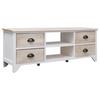 VidaXL TV Cabinet 108 X 30 X 40 Cm Solid Paulownia Wood