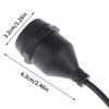 20/30/50/100/200Cm Outdoor Waterproof E27 Lamp Holder With Power Cord Socket Industrial Farm Screw String Lamp Connector