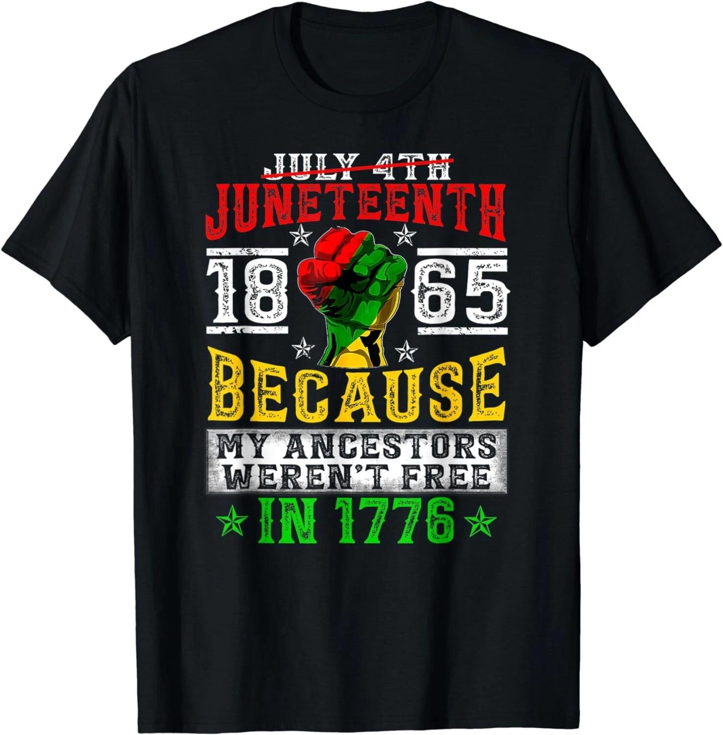 JUNETEENTH Freeish Since 1865 Melanin Ancestor Black History Gift Unisex T-Shirt L