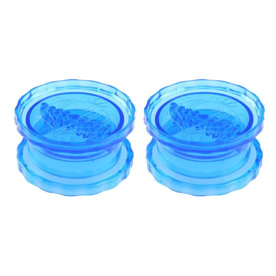 Plastic Garlic Press Press, Transparent Manual Grinder, Easy Operation Portable Chopper, for Onion Ginger Nuts Herbs Small Ingredient Masher 2pcs