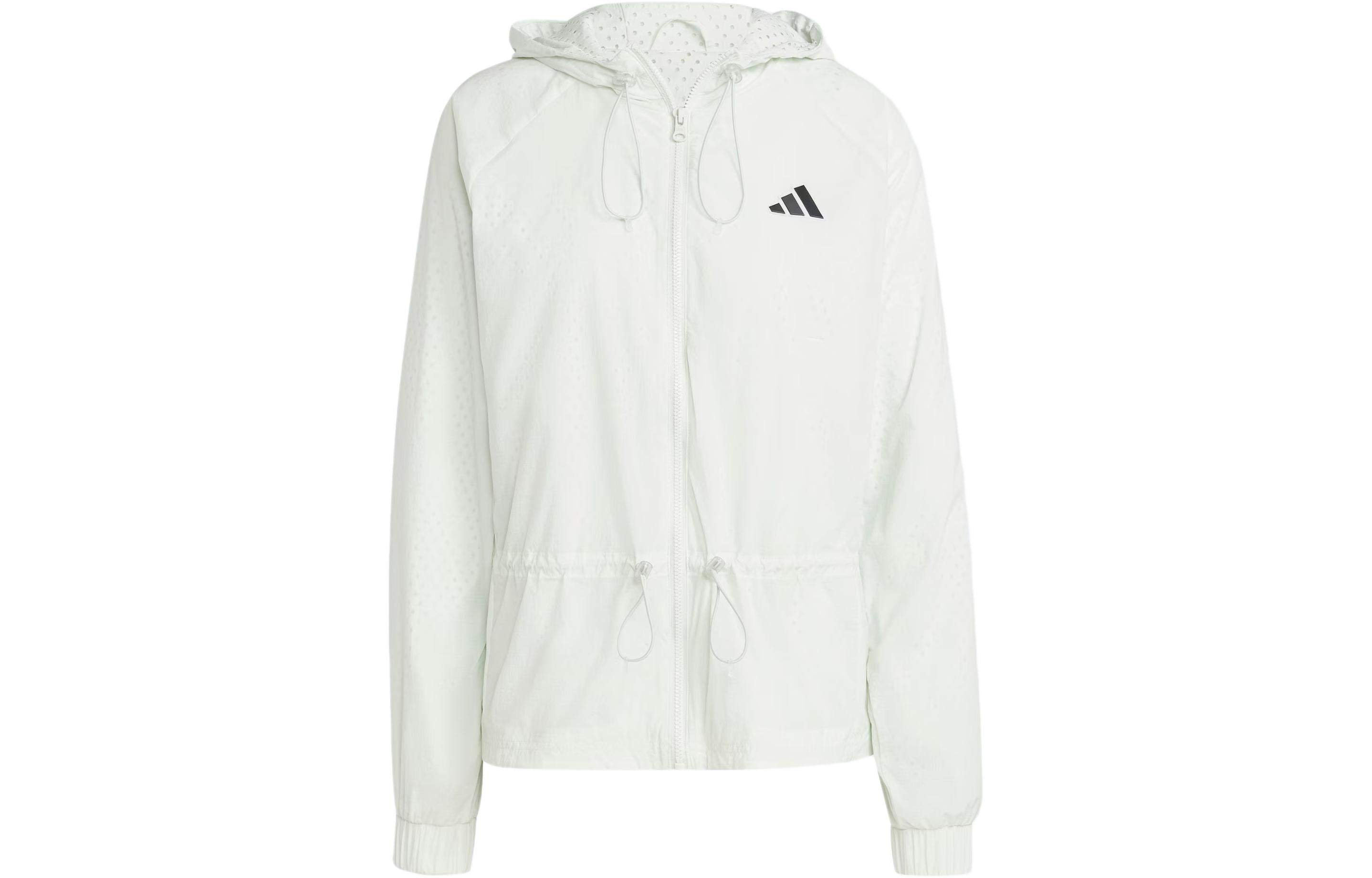 Adidas logo-appliqué perforated jacket IL7366 L