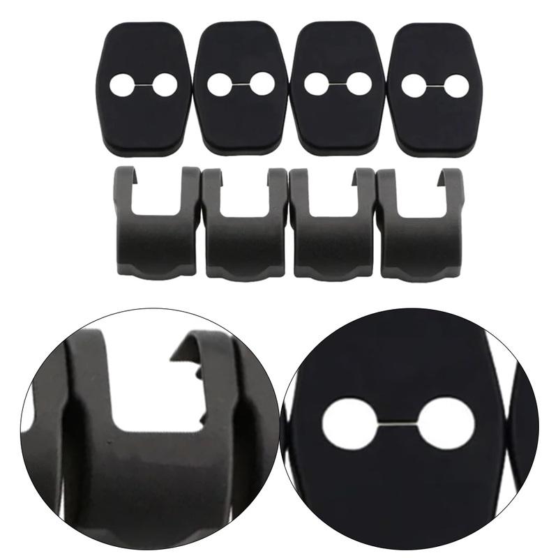 For Peugeot 208 308 408 2008 3008 Citroen C4 8Pcs Car Door Latch Buckle Cover Door Stopper Limiter Protective Cover