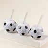 Borraccia da Calcio con Cannuccia, Tazza di Plastica a Forma di Pallone da Calcio da 500 ml, Bicchiere Termico per Bevande Sportive con Coperchio per il Giorno della Partita, Regalo per tifosi