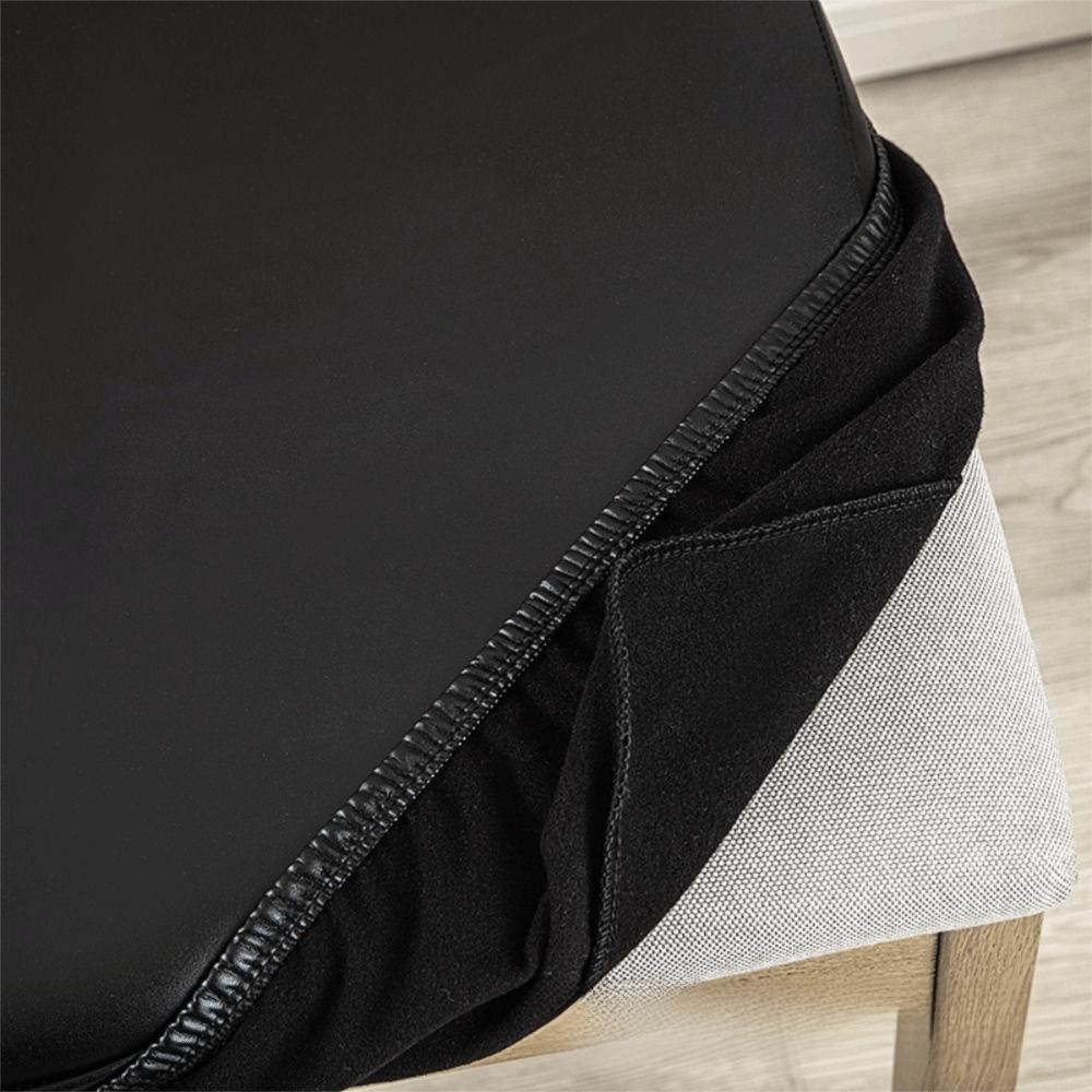 Oil-resistant Waterproof Seat Protectors Square Shape Elastic Chair Slipcover  Kitchen Use