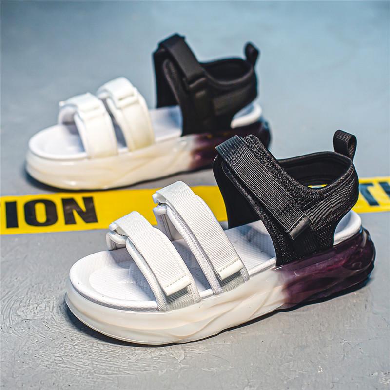 

Sandals men s summer wear non-slip deodorant popcorn shock absorption youth leisure sports outdoor beach sandals 39