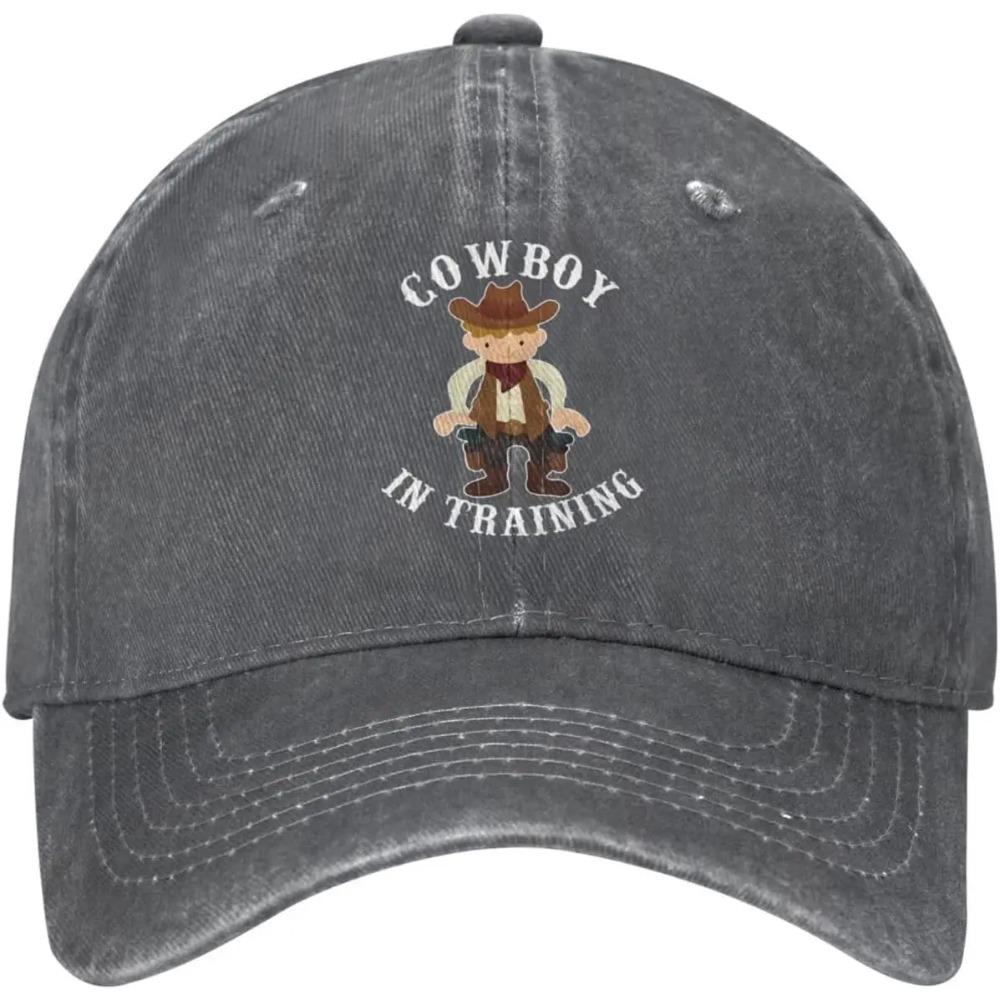Hüte für Männer Baseballkappe Cowboy in Ausbildung Sommerhut für Herren Outdoor-Kappen Einheitsgröße Hüte für Frauen