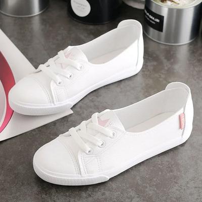 Celebra Comodi Scarpe Casual Basse da Donna Bianche con Lacci Estive Sneakers Vulcanizzate Mocassini da Donna Leggeri Morbidi a Collo Basso