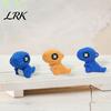 Blue Dinosaur Pendant Keychain Pendant, 3D Printed Mini Unique Gift Knitted Texture Design Keyring for Keys Backpacks Gifts Backpack Charm