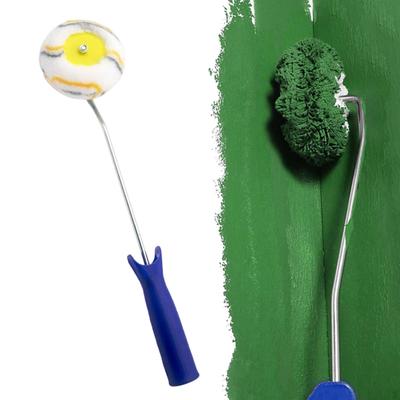 Corner Paint Roller Brush Manual Tool Ergonomic Handle Home Office Wall Painting Decoration Portable