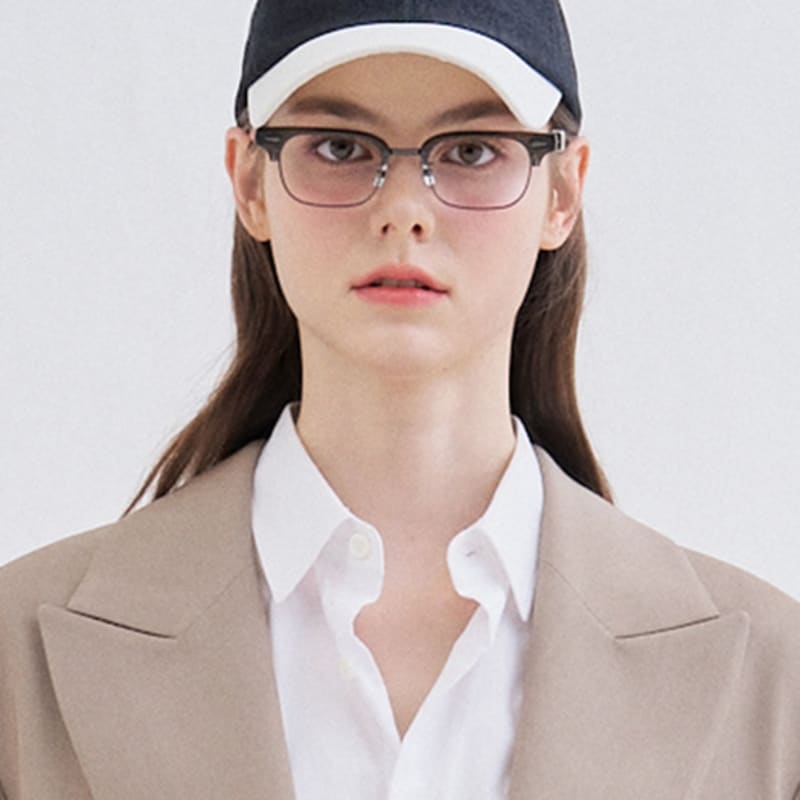 macni SIGNATURE LOGO MIX DENIM BALL CAP_BLACK DENIM MIX