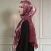 Muslim Women Hijabs Ramadan Scarves Tie Dye Jersey Hijab Scarf Woman Printed Cotton Islamic Big Size Turban Stretchy Headscarf