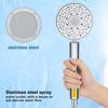 Easy installs No Tool Shower Head 10 Sprays Pattern Pressure Booster Strong ABS Construction for Strong Water Flows