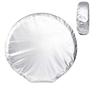 27-31 Inches Car Spare Tire Cover Outdoor Sunscreen Waterproof Spare Tire Cover Windproof Hook Car Spare Tire Protective Cover