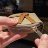 Mini Card Wallet Multi-card Slot Card Holder Leather Zipper Bag Women Fashion Coin Purse Small Card Bag Storage Pouch