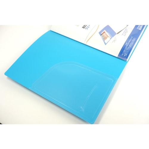 KOKUYO File Clear File Wave Cut A4 20 Sheets Light Blue La-T560LB