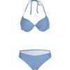 Pink Rose Red Bikini Swimsuit with Steel Support - Sexy Three-Point Design for Women