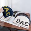 South Korea's new niche DAC letter crimped wool hat children's autumn and winter cold-proof and warm bag head cold hat