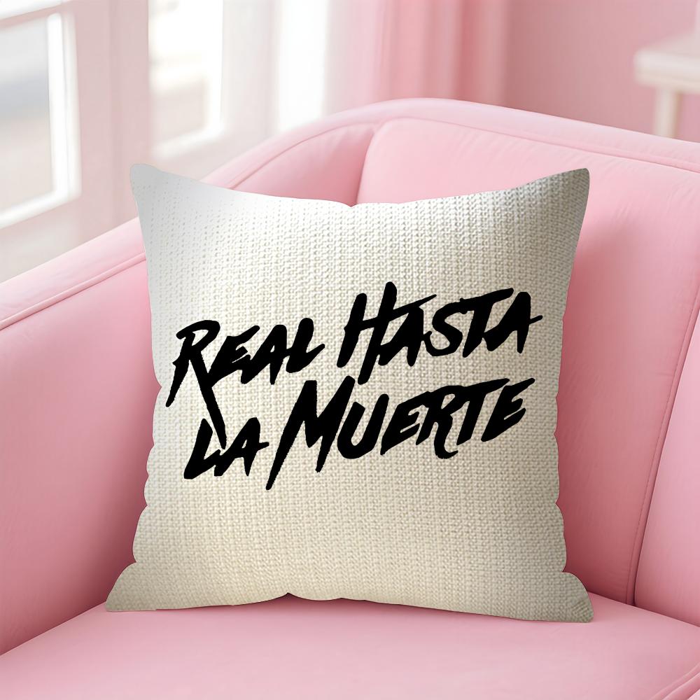 

HHasta La MMuerte Hot Cushion Cover Natural Linen Pillow Case DoubleSided Print Decorative Sofa Pillowcase Home Decor Gift 30x30cm