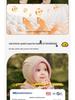 Lemon Baby Wool Knit Hat & Shawl Set - Warm, Windproof Autumn/Winter Infant Cap