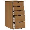 Cabinet Honey Brown 34 x 39 x 61.5 cm Solid Pine Wood