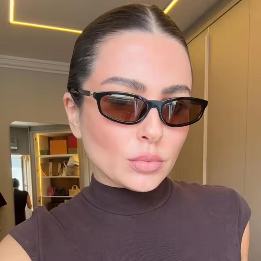 Vintage Cat Eye Sunglasses Women Fashion New Outdoor Casual Shades Trendy Stylish Luxury Brand Design Decor Sun Glasses