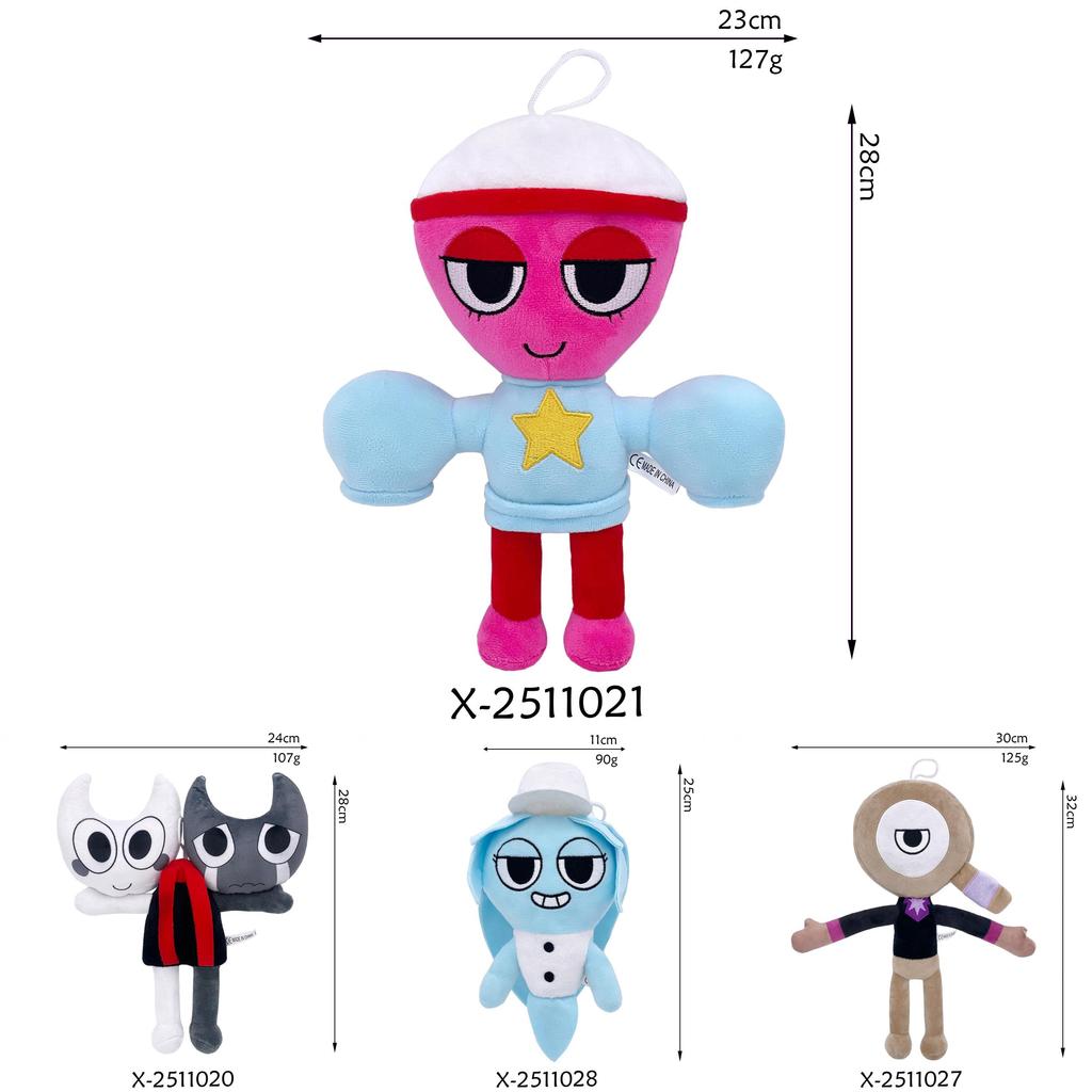 Dandy's World Premium Plush Doll Diverse Characters With Ultra Soft Short Fur Materials