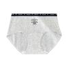 Ladies Summer Jacquard Bear Print Preppy Style 10A Bacteriostatic Crotch Mid Waist Briefs