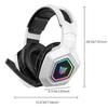 Wireless Gaming Headset 2.4GHz/BT 5.3/Wired Gaming Headphones with Mic Gamer Headphones RGB Light for PS4/PC/Laptop
