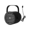 Festive LED Snowflake Projection Lamp with 16 Patterns - USB Halloween & Christmas Atmosphere Rotating Stage Light