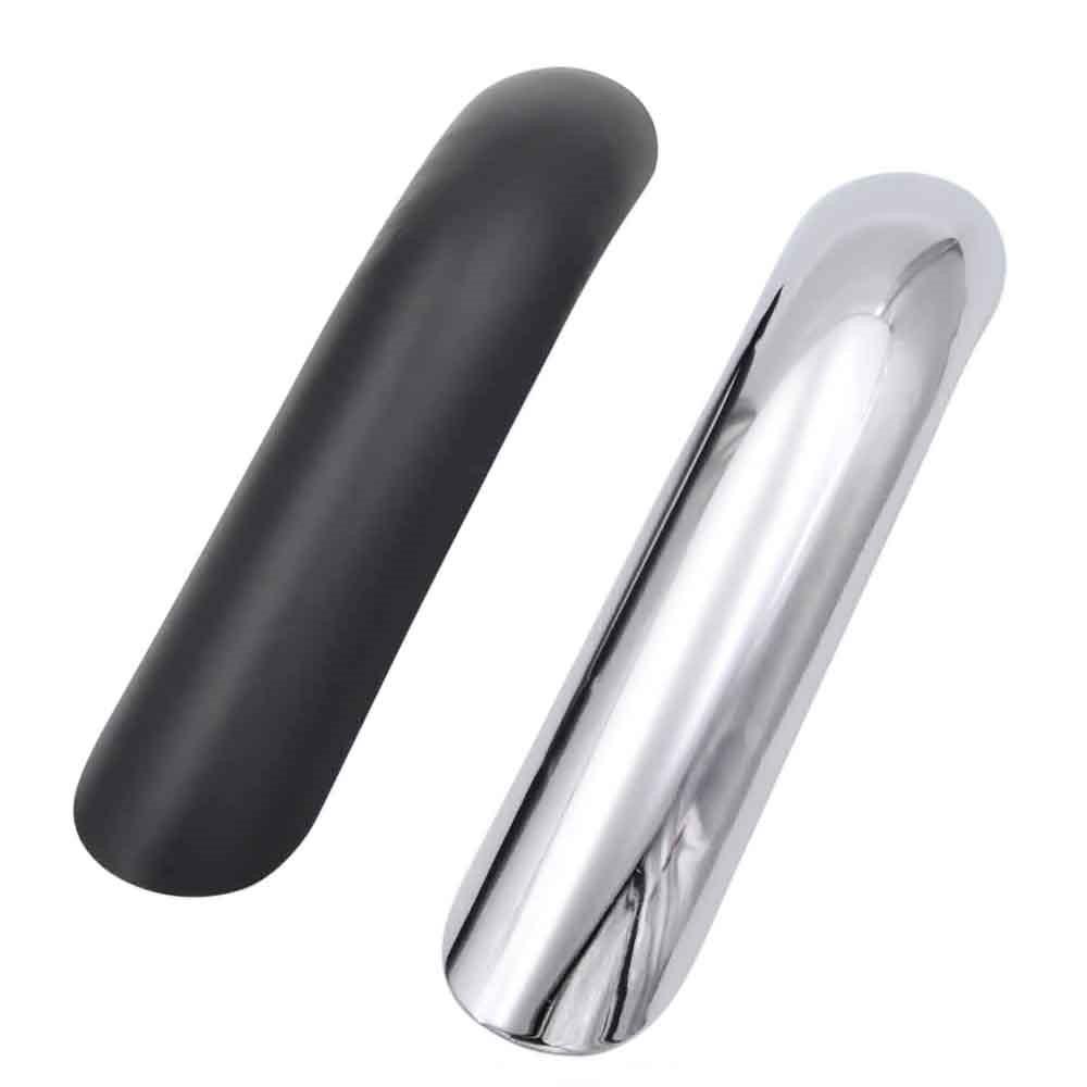 Black /Chrome Motorcycle Exhaust Muffler Pipe Heat Shield Cover for Harley Custom Chopper Cruiser Honda