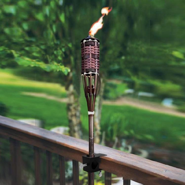 Metal Deck Clamp Solid Deck Clamp For Holding Torches And Other Outdoor Accessories Without Tool Durability Build