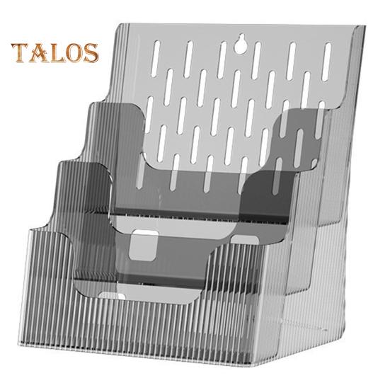 

Настольный ящик для хранения файлов, 4-слойный ящик для хранения бумаги для скрапбукинга, полый прозрачный компактный ящик для хранения бумаги для скрапбукинга серый/чистый