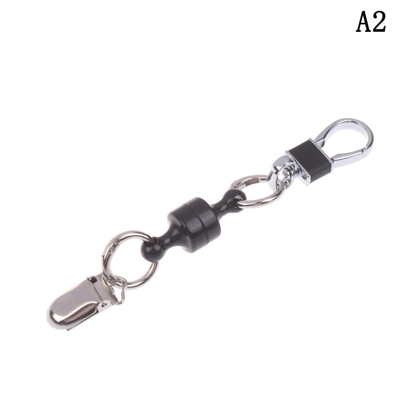 

Heavy Duty Golf Magnetic Keychain Quick Release Keyring Clip With Strong Magnet For Outdoor Travel Golf Daily Carry Keyring