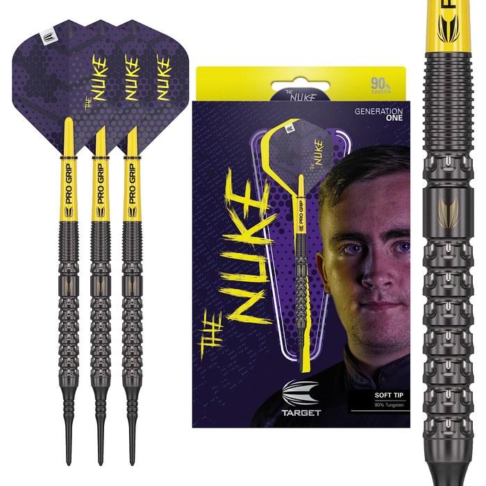 Target Luke Littler Gen1 Soft Tip Darts 19g Black