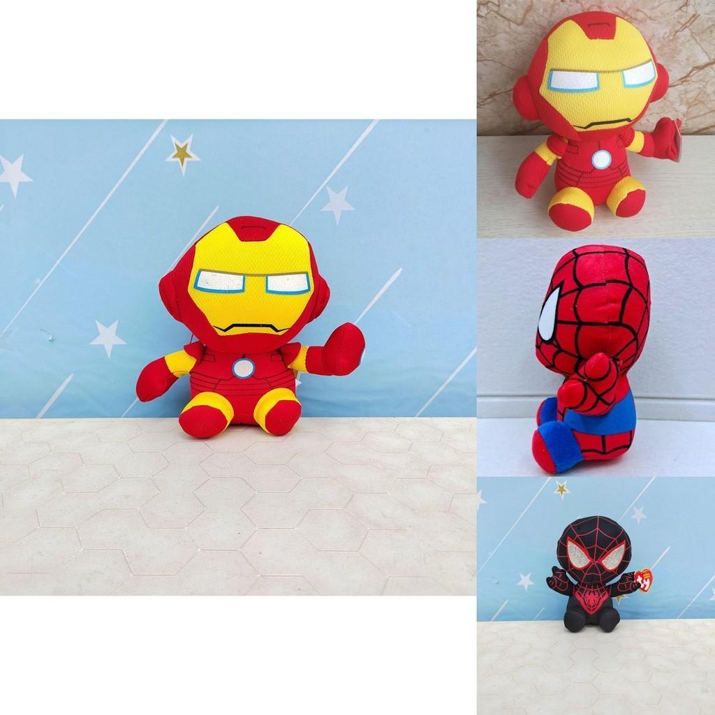 15cm Avengers League Plush Toy Spiderman Batman Iron Man Exquisite Details