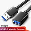5Gbps USB 3.0 Extension Cable Extender Cord for TV BOX Smart TV Laptop PC Fast Speed USB Cable Extension 0.5m/1m/1.5m/2m/3m/5m