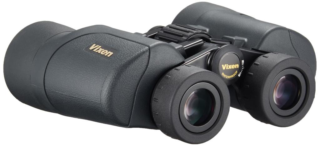 Vixen Ascot ZR 8x42WP(W) Porro Prism Binoculars, 8x42WP(W), High Eyepoint, Waterproof, Wide Angle, Black, 1561-08