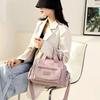 New Women's Fashion Trend Shoulder Bag Large Capacity Anti-splash Nylon Backpack Multi-layer Commuter Messenger Bag