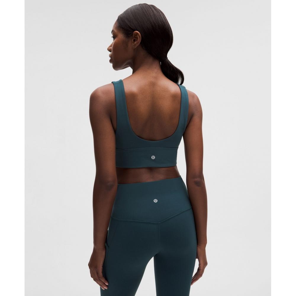 Lululemon Align  V Neck BrA  Light Support  A B Cup Indochine Blue