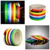 1Cmx8M Bike Stickers Reflective Tape Fluorescent Mtb Bicycle Strips Cycling Tapes For Bicycle Helmet Motorcycle Scooter