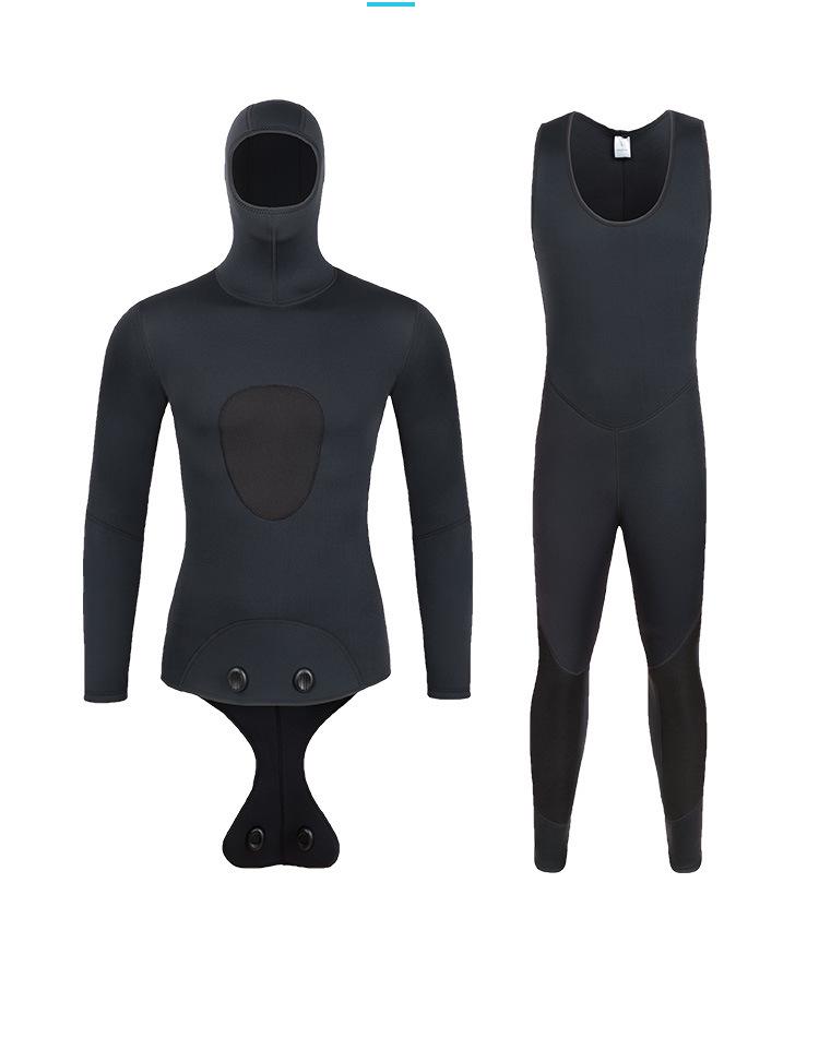 3mm Split Camouflage Spearfishing Wetsuit - Warm, Sun & Jellyfish Protection
