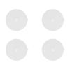 4 Stück 23cm Silikondeckel Wiederverwendbare Hitzebeständige Silikonabdeckung für Tasse Schüssel Teller Mikrowellengeeignet Spülmaschinenfest